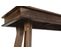 Table Console En Bois De Sheesham Coloris Naturel - Longueur 135 X Profondeur 40 X Hauteur 76 Cm