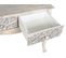 Table Console En  Bois Coloris Naturel Et Blanc - Longueur 91 X Profondeur 42 X Hauteur 81 Cm