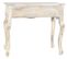 Table Console En  Bois Coloris Naturel Et Blanc - Longueur 91 X Profondeur 42 X Hauteur 81 Cm