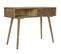 Table Console En Bois De Sapin Coloris Naturel - Longueur 95 X Profondeur 40 X Hauteur 75 Cm