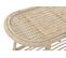 Table D'appoint En Bois De Rotin Coloris Naturel - Longueur  61 X Profondeur  30 X Hauteur  46  Cm