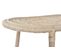 Table D'appoint En Bois De Rotin Coloris Naturel - Longueur  61 X Profondeur  30 X Hauteur  46  Cm