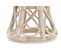 Table D'appoint En Bois De Rotin Coloris Naturel  - Diamètre 30 X Hauteur 40 Cm