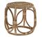 Table D'appoint En Bois De Rotin Coloris Naturel  - Diamètre 43 X Hauteur 46 Cm