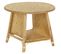 Table D'appoint Ronde En Bambou Et Rotin Coloris Naturel - Diamètre 61 X Hauteur 49 Cm