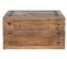 Table Basse Rectangulaire En Bois Recyclé/pin Coloris Marron Foncé - L. 78 X P. 59 X H. 41 Cm