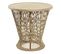 Table D'appoint Ronde En Bambou Coloris Naturel - Diamètre 60 X Hauteur 52 Cm