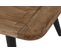 Table Basse Rectangulaire En Bois Recyclé/pin Coloris Marron Clair/noir - L. 135 X P. 70 X H. 41 Cm