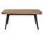 Table Basse Rectangulaire En Bois Recyclé/pin Coloris Marron Clair/noir - L. 135 X P. 70 X H. 41 Cm