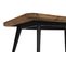 Table Basse Rectangulaire En Bois Recyclé/pin Coloris Marron Clair/noir - L. 135 X P. 70 X H. 41 Cm