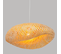 Lampe Suspendue, Suspension Luminaire En Bambou/métal Coloris Naturel - L. 51 X P. 18 X H. 36 Cm