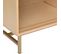 Buffet Avec 2 Portes En Mdf Coloris Beige - L. 100 X P. 40 X H. 78,5 Cm