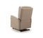 Fauteuil Relax Électrique Releveur En Tissu Waterproof Couleur Beige - L. 73 X P. 90 X H. 110 Cm