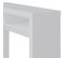 Table Console En Bois Coloris Blanc - Longueur 110 X Profondeur 30 X Hauteur 80.5 Cm