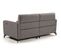 Ensemble Canapé De 3 Places Relax Électrique + Canapé De 2 Places Fixes En Tissu Couleur Gris Foncé