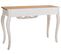 Meuble Console, Table Console En Bois Coloris Naturel, Blanc  - L. 111  X P. 40  X H. 77  Cm