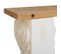 Meuble Console, Table Console En Bois Coloris Naturel , Blanc- L.  153 X P. 32,5  X H. 93 Cm