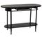 Meuble Console, Table Console Avec 1 Tiroir En Métal Coloris Noir - L. 120 X P. 41 X H. 75 Cm