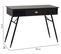 Meuble Console, Table Console En Métal Coloris Noir - L. 100  X P. 40  X H. 75 Cm