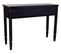 Meuble Console, Table Console En Bois Avec 1 Tiroir Coloris Noir - L. 112 X P. 38 X H. 82 Cm