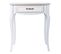 Meuble Console, Table Console En Bois Avec 1 Tiroir Coloris Blanc - L. 60 X P. 40 X H. 72,50 Cm