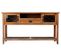 Meuble Console, Table Console Avec 2 Portes Et 1 Tiroir En Bois Coloris Naturel