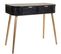 Meuble Console, Table Console En Bois Coloris Noir - L. 88 X P. 42 X H. 78 Cm