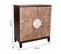 Meuble Console, Table Console En Bois Coloris Naturel, Marron  -  L. 86  X P. 41 X H. 92,50 Cm