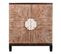 Meuble Console, Table Console En Bois Coloris Naturel, Marron  -  L. 86  X P. 41 X H. 92,50 Cm