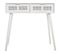 Meuble Console, Table Console Avec 2 Tiroirs En Bois Coloris Blanc  -  L. 80  X P. 42  X H. 79  Cm