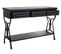 Meuble Console, Table Console Avec 3 Tiroirs En Métal Coloris Noir  - L. 122  X P. 43 X H. 81 Cm