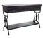 Meuble Console, Table Console Avec 3 Tiroirs En Métal Coloris Noir  - L. 122  X P. 43 X H. 81 Cm