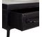 Meuble Console, Table Console Avec 3 Tiroirs En Métal Coloris Noir  - L. 122  X P. 43 X H. 81 Cm