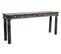 Meuble Console, Table Console En Bois Sculpté Coloris Noir - L.  175 X P. 41 X H. 76 Cm