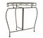 Meuble Console, Table Console En Fer Forgé Coloris Cuivré - L. 75 X P. 36 X H. 75 Cm