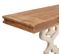 Meuble Console, Table Console En Bois Sculpté Coloris Blanc, Naturel