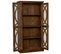 Armoire, Placard En Bois Avec 2 Portes Coloris Marron - L. 90  X P. 40  X H. 180 Cm