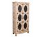 Vitrine, Meuble De Rangement En Bois Coloris Blanc Vieilli - L. 91 X P. 40 X H.183  Cm