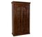 Armoire, Placard En Bois Avec 2 Portes Coloris Marron  - L. 116 X P. 45 X H. 203 Cm