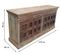 Buffet, Meuble De Rangement En Bois Coloris Marron Vieilli - L. 210 X P. 48  X H. 90  Cm