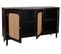 Buffet, Meuble De Rangement En Bois Avec 3 Portes Coloris Marron, Noir