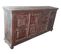 Buffet, Meuble De Rangement En Bois Coloris Marron Vieilli - L. 184 X P. 40  X H. 92 Cm