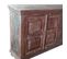 Buffet, Meuble De Rangement En Bois Coloris Marron Vieilli - L. 184 X P. 40  X H. 92 Cm