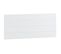 Tête De Lit En Bois Coloris Blanc - Longueur 110 X Hauteur 45 Cm