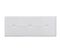 Tête De Lit En Simili-cuir Coloris Blanc - Longueur 160 X Profondeur 4 X Hauteur 55 Cm