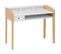 Table Du Bureau, Meuble Du Bureau En Bois Coloris Blanc, Naturel - L. 100 X P. 52 X H. 85 Cm