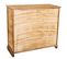 Buffet, Meuble De Rangement En Bois Avec 6 Tiroirs Et 2 Portes Coloris Naturel