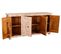 Buffet, Meuble De Rangement En Bois Avec 4 Portes Coloris Blanc Vieilli  - L. 165 X P. 40 X H. 83 Cm