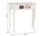 Meuble Console, Table Console En Bois Coloris Blanc - Longueur 82 X Profondeur 35 X Hauteur  84 Cm