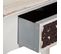 Meuble Console, Table Console En Bois Coloris Blanc - Longueur 82 X Profondeur 35 X Hauteur  84 Cm